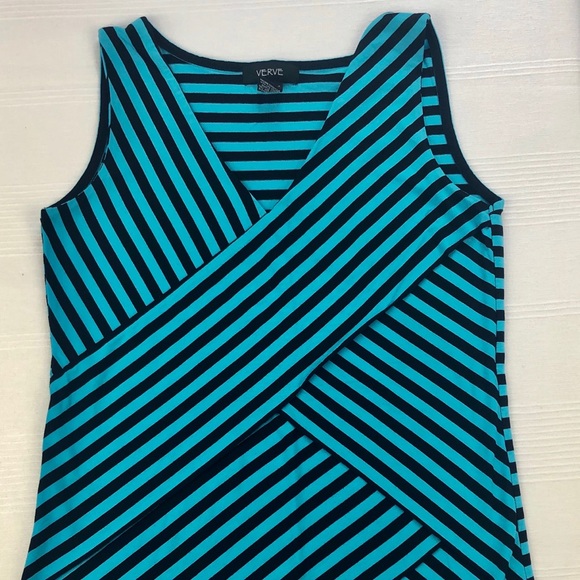 Verve Ami Tops - Verve Ami sleeveless striped tank top. Size Medium